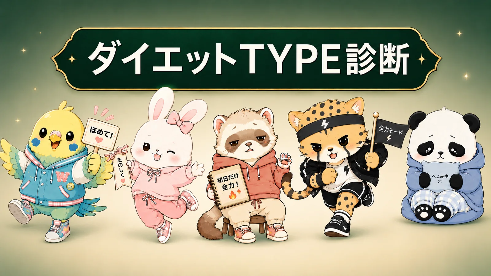 ダイエットTYPE診断のトップバナー
